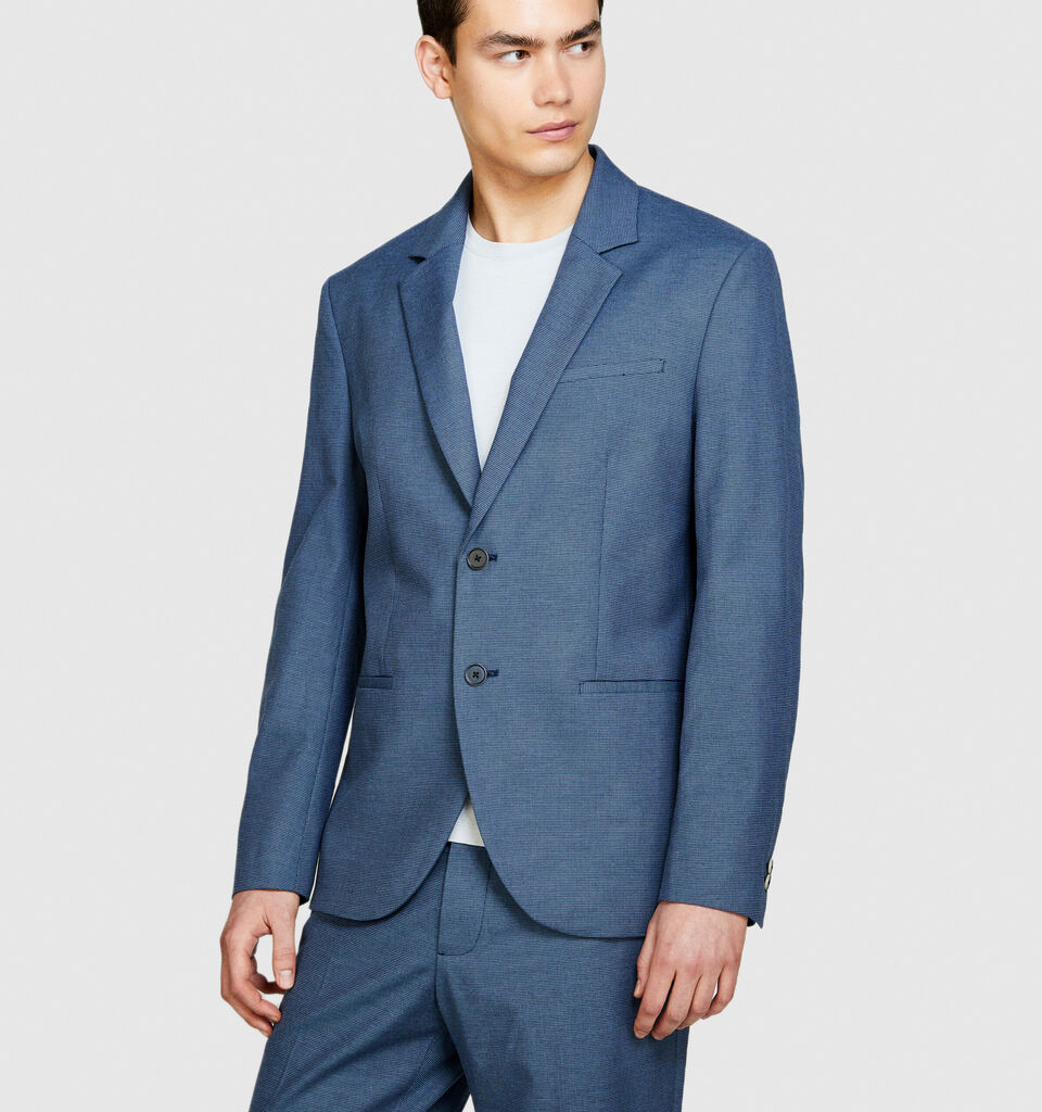 Formal blazer - men's blazers - Blue | Sisley image number 4